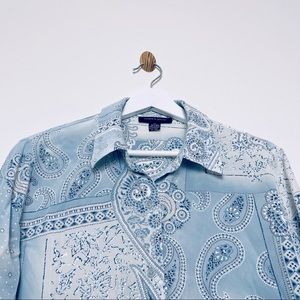 Cable & Gauge | paisley 100% silk top